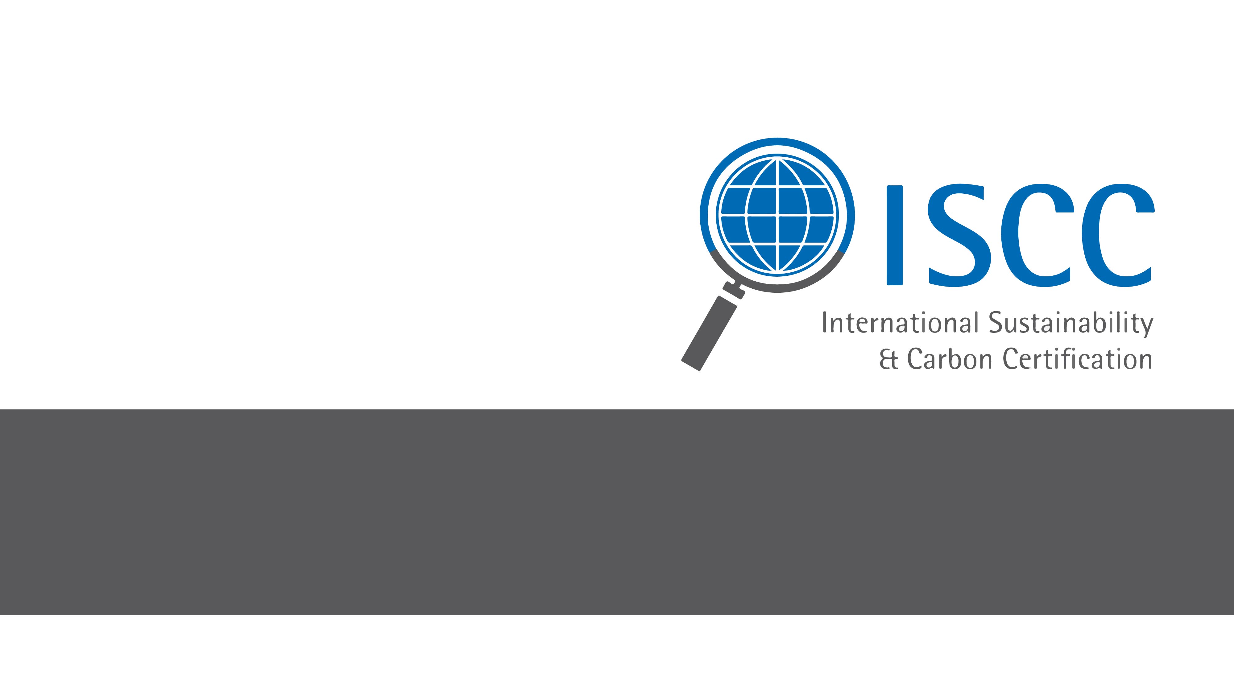 ISCC 國際可持續發展和碳認證