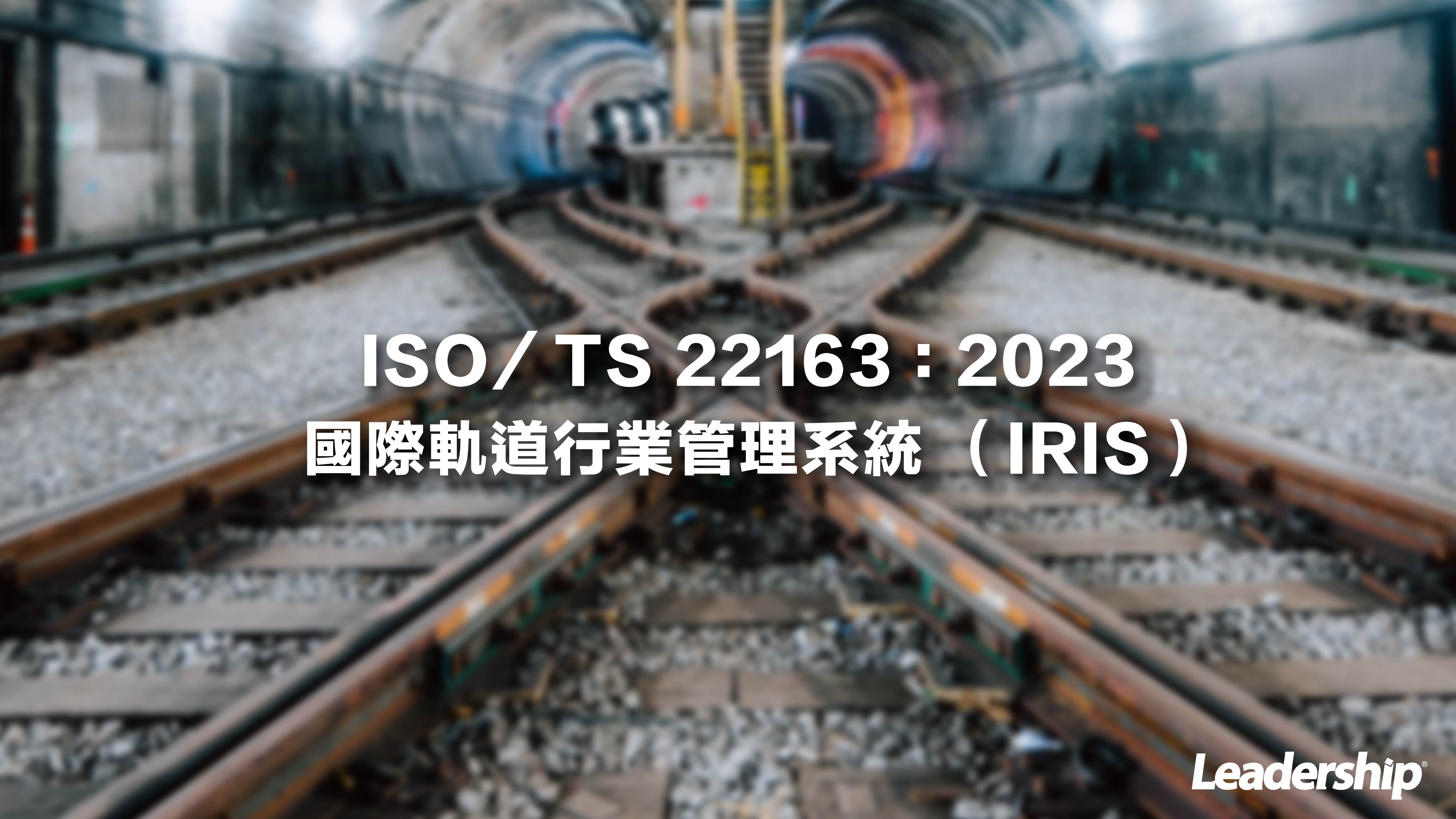 ISO / TS 22163：2023國際軌道行業管理系統（IRIS）